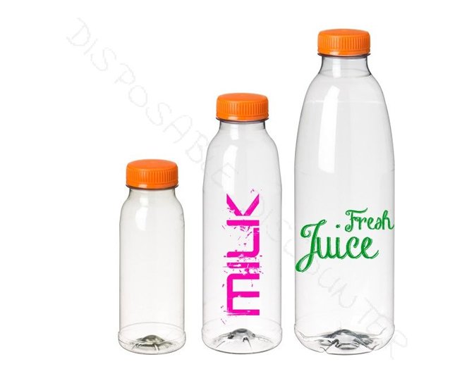 Plastic bottle printing